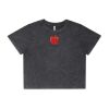 Wo's Stone Wash Heavy Crop Tee Thumbnail
