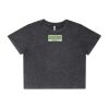 Wo's Stone Wash Heavy Crop Tee Thumbnail