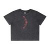 Wo's Stone Wash Heavy Crop Tee Thumbnail