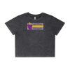 Wo's Stone Wash Heavy Crop Tee Thumbnail