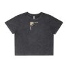 Wo's Stone Wash Heavy Crop Tee Thumbnail