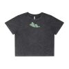 Wo's Stone Wash Heavy Crop Tee Thumbnail