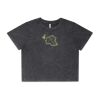 Wo's Stone Wash Heavy Crop Tee Thumbnail
