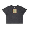Wo's Stone Wash Heavy Crop Tee Thumbnail