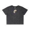 Wo's Stone Wash Heavy Crop Tee Thumbnail
