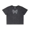 Wo's Stone Wash Heavy Crop Tee Thumbnail