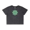 Wo's Stone Wash Heavy Crop Tee Thumbnail