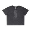 Wo's Stone Wash Heavy Crop Tee Thumbnail