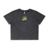 Wo's Stone Wash Heavy Crop Tee Thumbnail