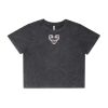 Wo's Stone Wash Heavy Crop Tee Thumbnail