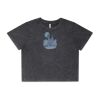 Wo's Stone Wash Heavy Crop Tee Thumbnail