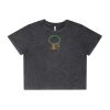 Wo's Stone Wash Heavy Crop Tee Thumbnail