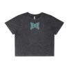 Wo's Stone Wash Heavy Crop Tee Thumbnail