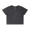 Wo's Stone Wash Heavy Crop Tee Thumbnail