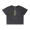Wo's Stone Wash Heavy Crop Tee Thumbnail