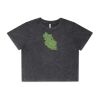 Wo's Stone Wash Heavy Crop Tee Thumbnail
