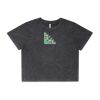 Wo's Stone Wash Heavy Crop Tee Thumbnail