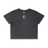 Wo's Stone Wash Heavy Crop Tee Thumbnail
