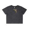 Wo's Stone Wash Heavy Crop Tee Thumbnail