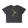 Wo's Stone Wash Heavy Crop Tee Thumbnail