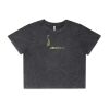 Wo's Stone Wash Heavy Crop Tee Thumbnail