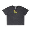 Wo's Stone Wash Heavy Crop Tee Thumbnail