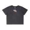 Wo's Stone Wash Heavy Crop Tee Thumbnail