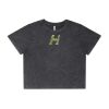 Wo's Stone Wash Heavy Crop Tee Thumbnail