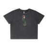 Wo's Stone Wash Heavy Crop Tee Thumbnail