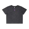 Wo's Stone Wash Heavy Crop Tee Thumbnail