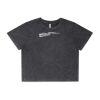 Wo's Stone Wash Heavy Crop Tee Thumbnail