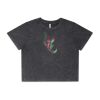 Wo's Stone Wash Heavy Crop Tee Thumbnail
