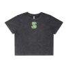 Wo's Stone Wash Heavy Crop Tee Thumbnail