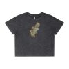 Wo's Stone Wash Heavy Crop Tee Thumbnail