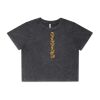 Wo's Stone Wash Heavy Crop Tee Thumbnail