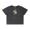 Wo's Stone Wash Heavy Crop Tee Thumbnail