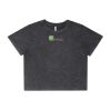 Wo's Stone Wash Heavy Crop Tee Thumbnail