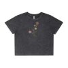 Wo's Stone Wash Heavy Crop Tee Thumbnail