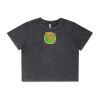 Wo's Stone Wash Heavy Crop Tee Thumbnail