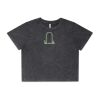 Wo's Stone Wash Heavy Crop Tee Thumbnail