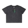 Wo's Stone Wash Heavy Crop Tee Thumbnail