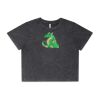 Wo's Stone Wash Heavy Crop Tee Thumbnail