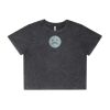 Wo's Stone Wash Heavy Crop Tee Thumbnail