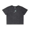 Wo's Stone Wash Heavy Crop Tee Thumbnail