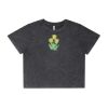 Wo's Stone Wash Heavy Crop Tee Thumbnail