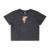Wo's Stone Wash Heavy Crop Tee Thumbnail