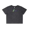 Wo's Stone Wash Heavy Crop Tee Thumbnail