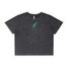 Wo's Stone Wash Heavy Crop Tee Thumbnail