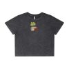 Wo's Stone Wash Heavy Crop Tee Thumbnail