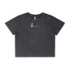 Wo's Stone Wash Heavy Crop Tee Thumbnail